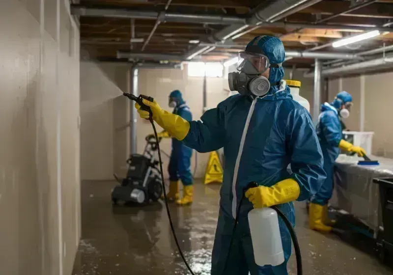 Basement Sanitization and Antimicrobial Treatment process in Boonville, MO